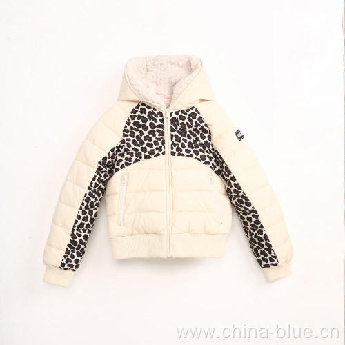 Girl's woven padding winter jacket